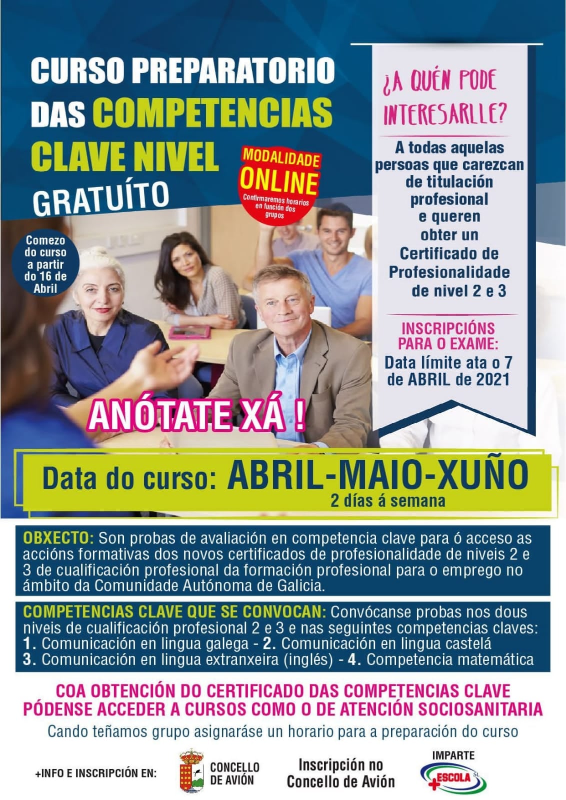 Curso Preparatorio Competencias Clave