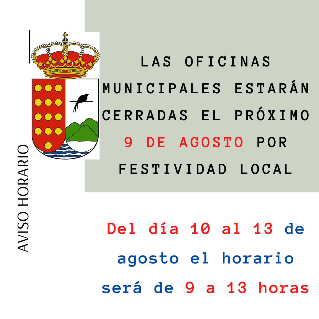 Horario Dependencias Municipais