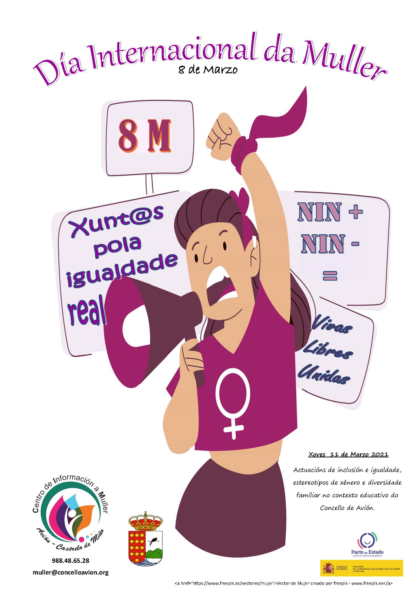 8 de Marzo Día Internacional da Muller