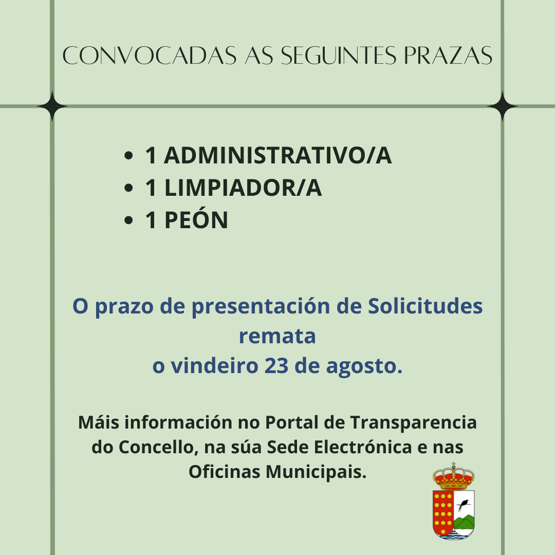 Convocatoria plazas