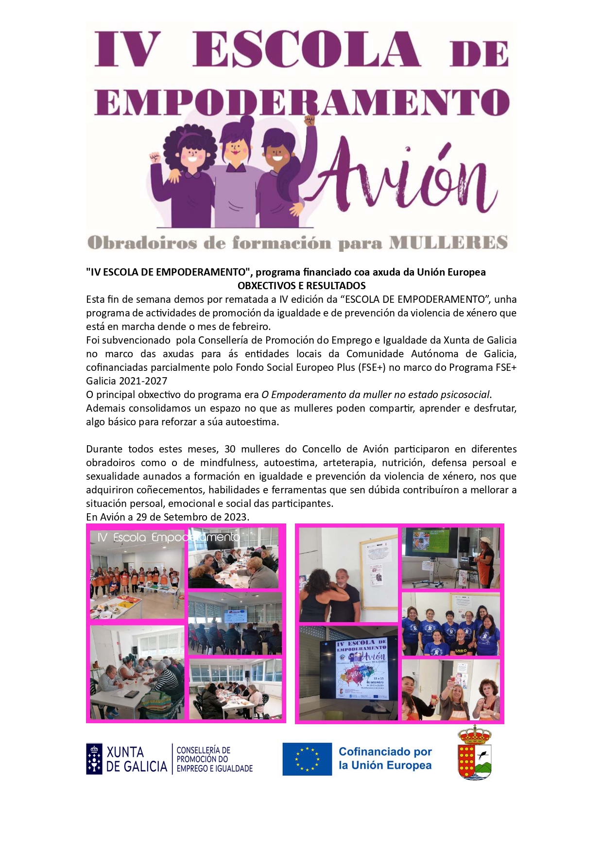 IV ESCOLA DE EMPODERAMENTO FEMININO