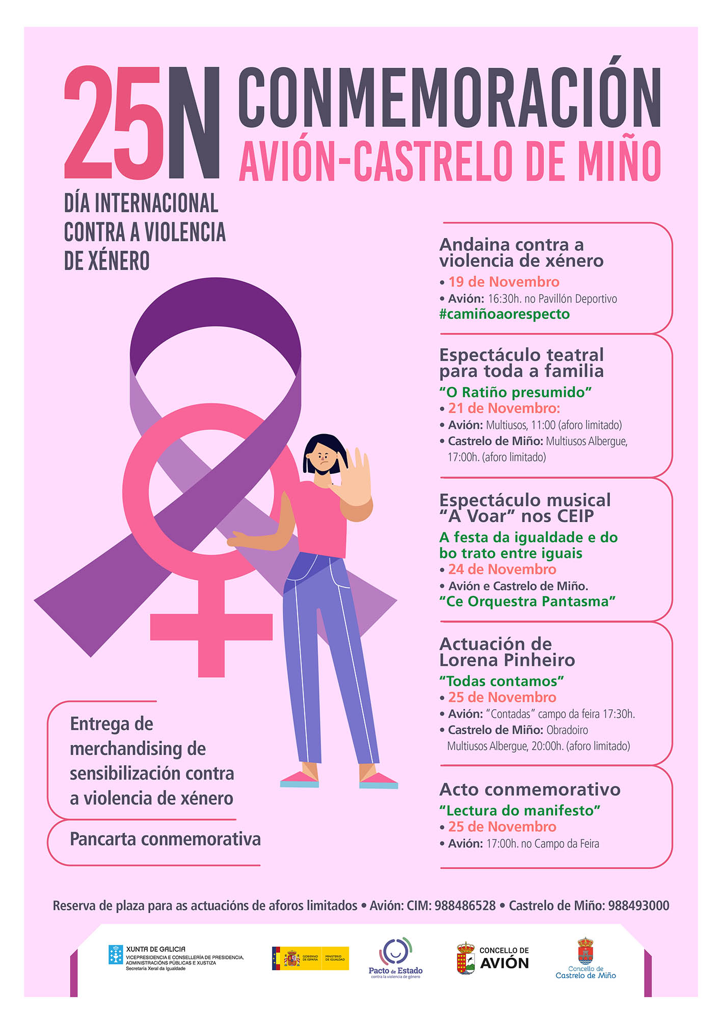 Programa 25N, Día Internacional en contra da Violencia de Xénero