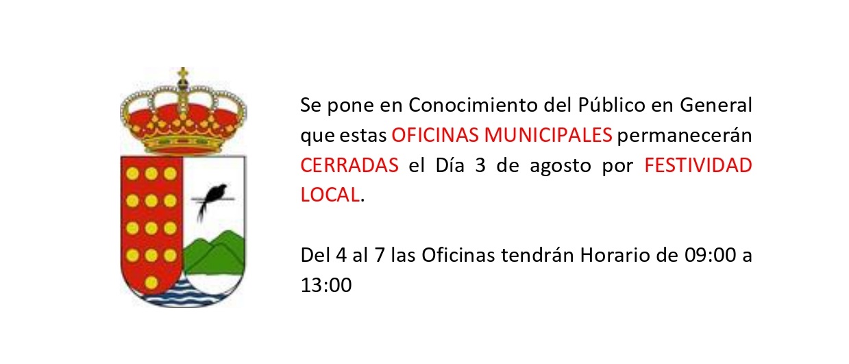 Ayuntamiento de Avión-Festividad día 3 de agosto